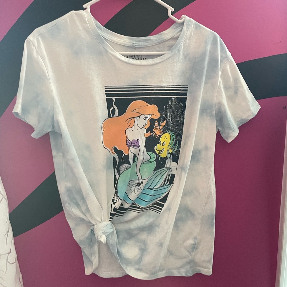 NWT tie dye The Little Mermaid tee